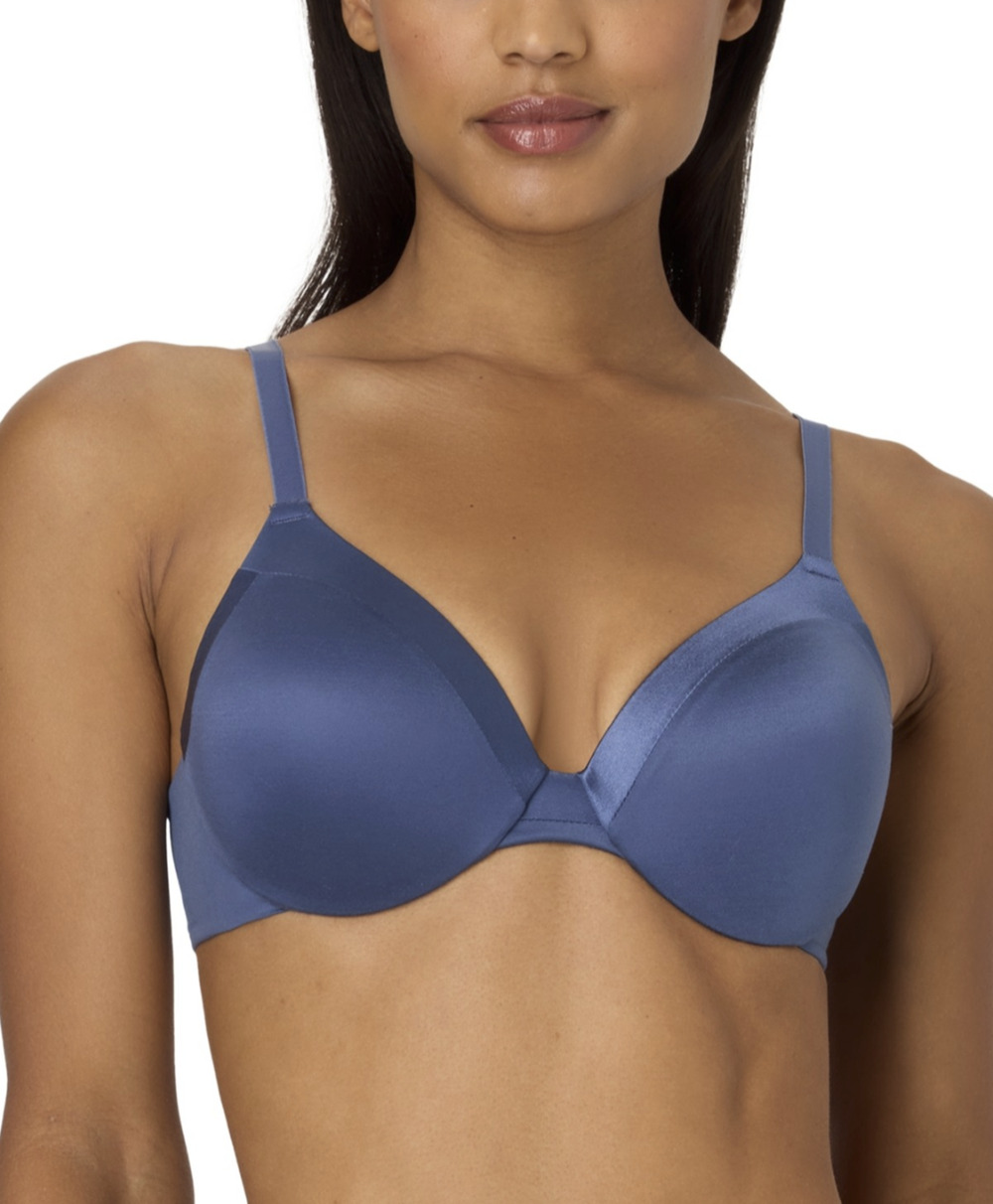 Maidenform Comfort Devotion Shaping Underwire Bra Dungaree Blue Size 38D